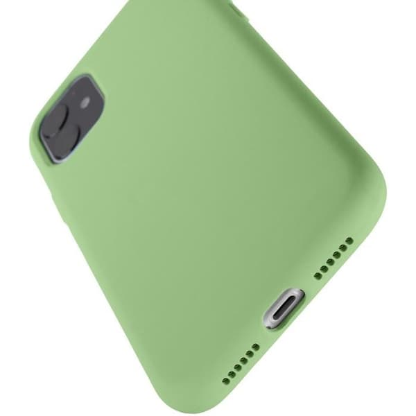 Melkco Aqua Silicone Cover för iPhone 11 Pro Max - Grön Svart