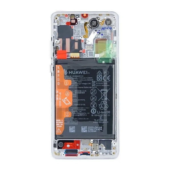 Huawei P30 Pro Screen with LCD Display + Battery Original - Silver