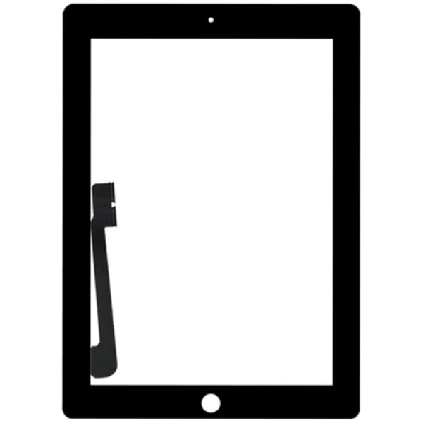 iPad 3/4 Glas med Touchskärm Premium - Svart