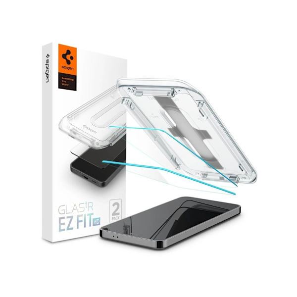 Spigen Samsung Galaxy S25 Plus / S24 Plus Glas.tR EZ Fit HD Screen Protector, 2-pack