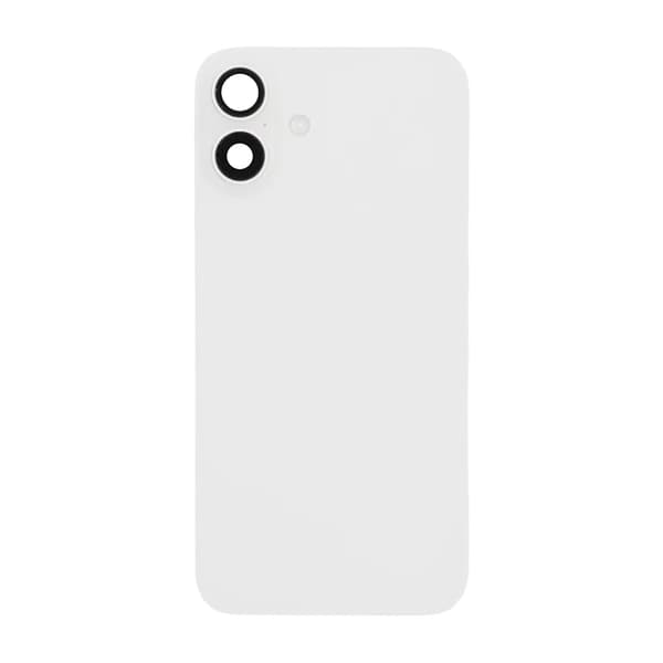 iPhone 16 Plus Baksida Glas Komplett OEM - Vit