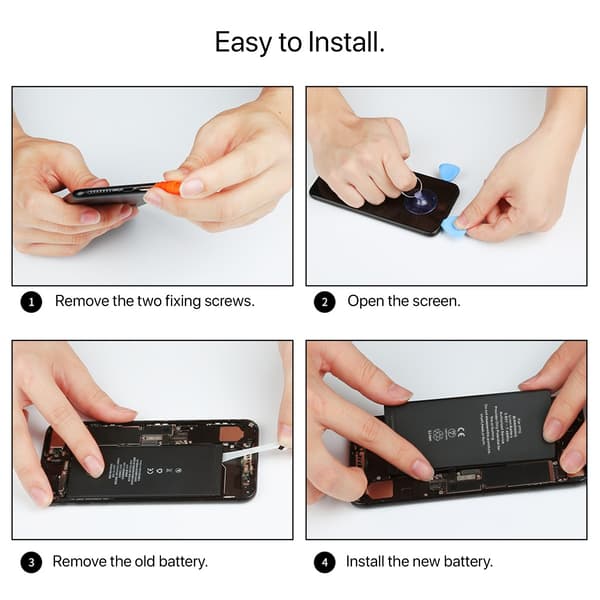 iPhone 7 Batteri Med Tejp