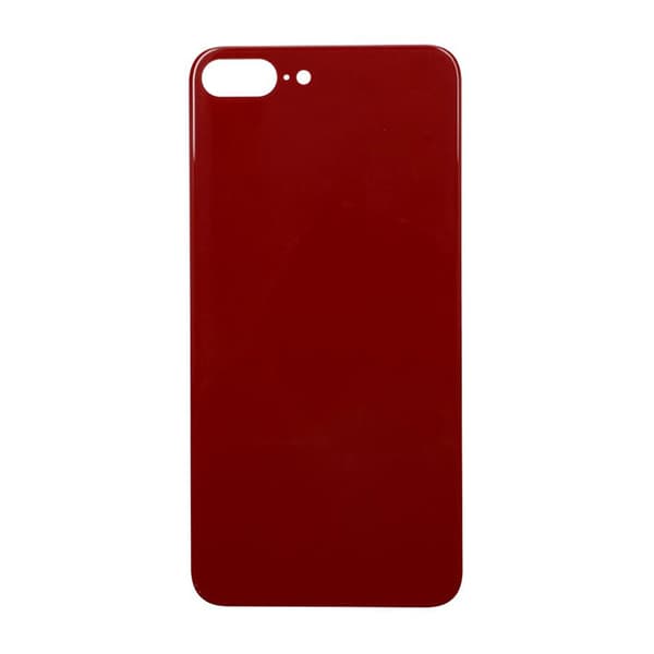 iPhone 8 Plus Back Glass with Adhesive Tape - Red