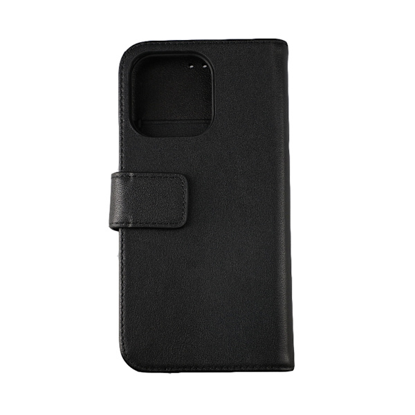 iPhone 12 Pro Max Plånboksfodral Läder Rvelon - Svart