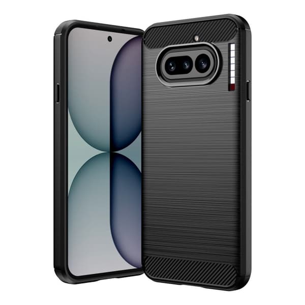Nothing Phone (4a) Carbon Fiber TPU Case - Black