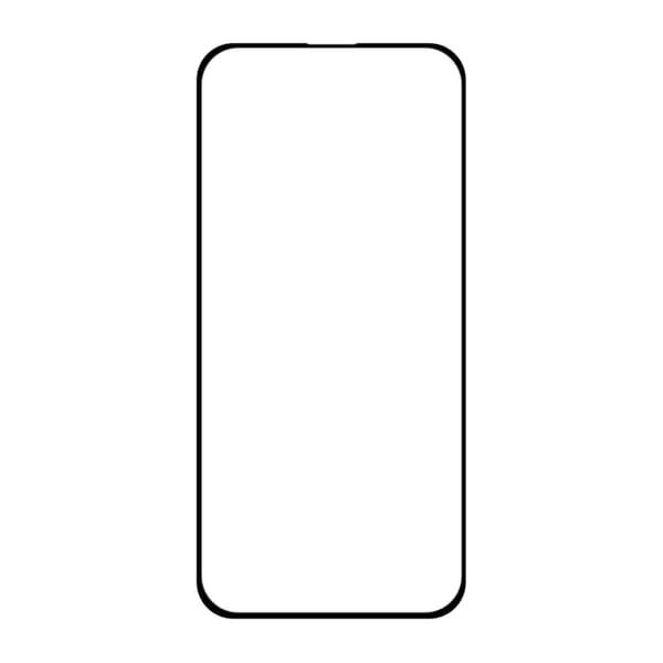 Screen Protector for iPhone 14 Pro/15/16 – 3D Tempered Glass Black RV Bulk For Frame