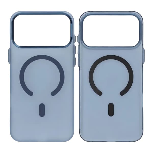 Mobile case with camera protection for iPhone 17 Pro Max - Frosted Blue