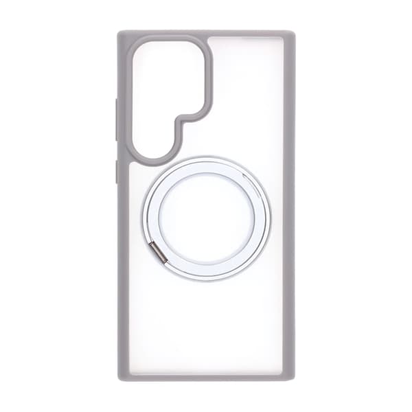 Matte case 360 rotating bracket Mobile Phone Case For Samsung S25 Ultra grey