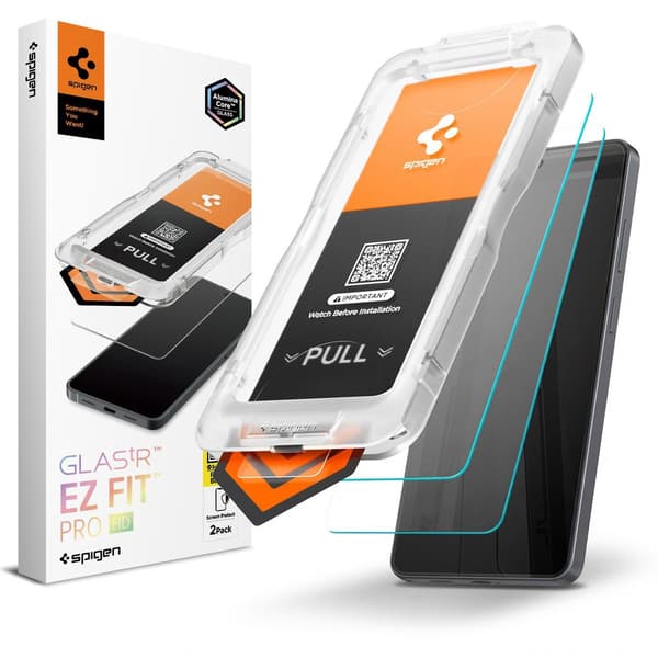 Spigen Glas.tR Ez Fit Pro HD Samsung Galaxy S25 Ultra Screen Protector 2-pack
