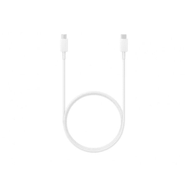 Original Samsung USB-C till USB-C-kabel 5A - Vit