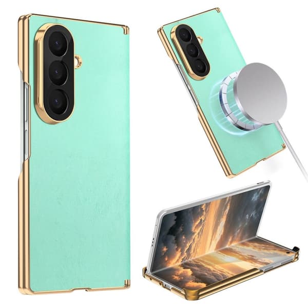 MagSafe Case in PU-leather Samsung Galaxy Z Fold8 Ultra - Green