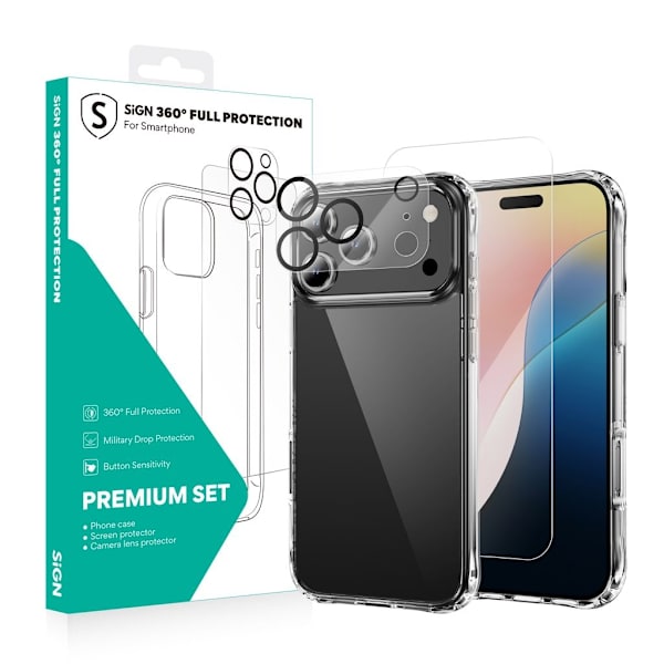 SiGN 360 Complete Protection Package for iPhone 17 Pro