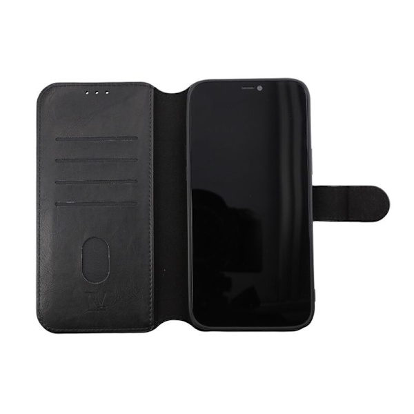 iPhone 12 Pro Max Plånboksfodral Magnet Rvelon - Svart