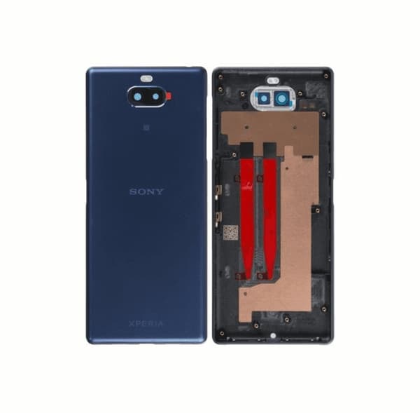 Sony Xperia 10 Baksida med tejp Original - Mörkblå Svart