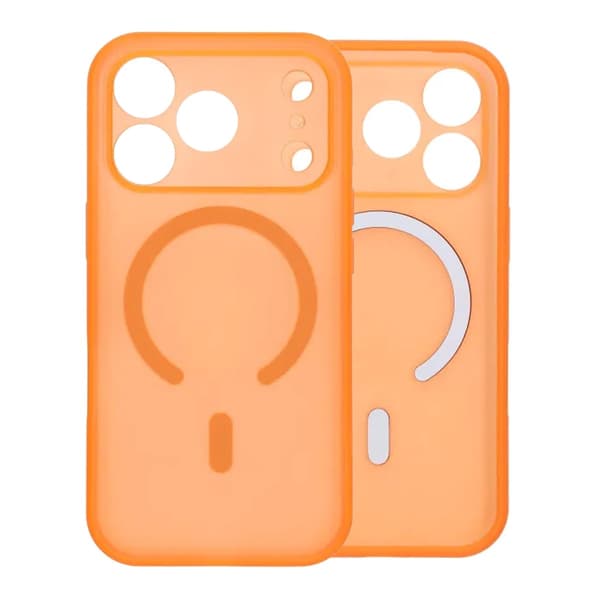 Slimmat MagSafe-skal med kameraskydd för iPhone 17 Pro Max - Orange