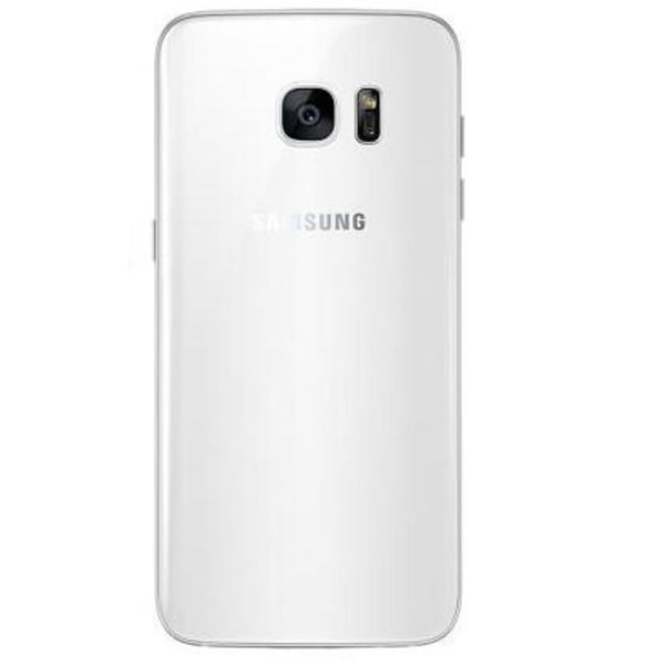 Samsung Galaxy S7 Edge Baksida Med Tejp - Vit