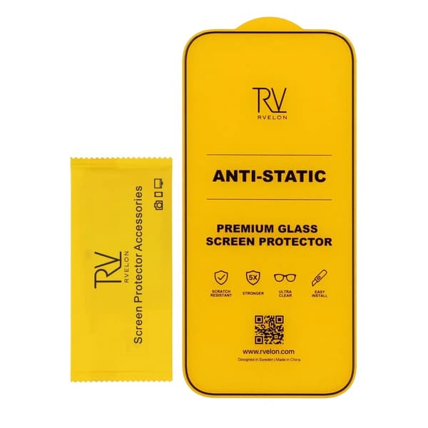 Rvelon Skärmskydd för iPhone 17 Pro - 2.5D Härdat Glas - Bulk