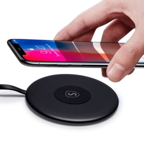 SiGN Trådlös Snabbladdare för iPhone & Android, 10W - Svart Svart
