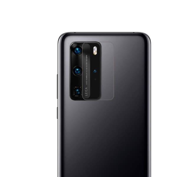 Ultra Thin Linsskydd i Härdat Glas för Huawei P40 Pro Svart