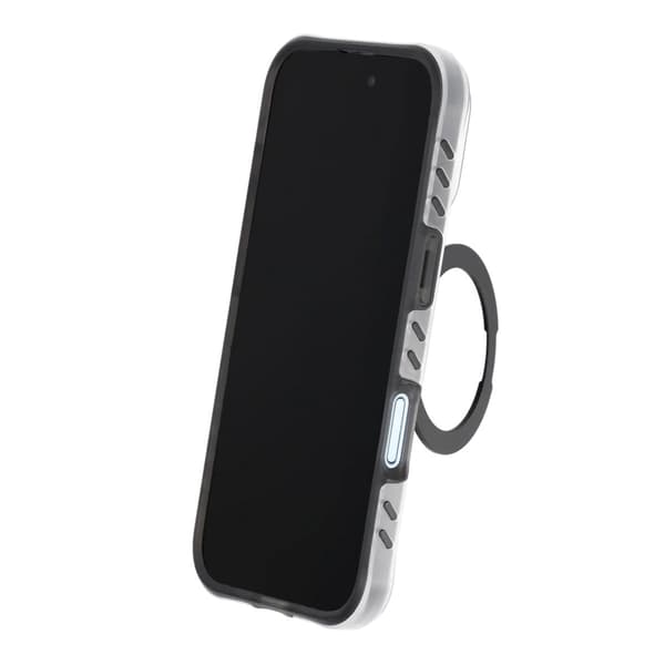 Armor Matte Frosted Magnetic Case with 360° Rotatable Kickstand - iPhone 17 Black