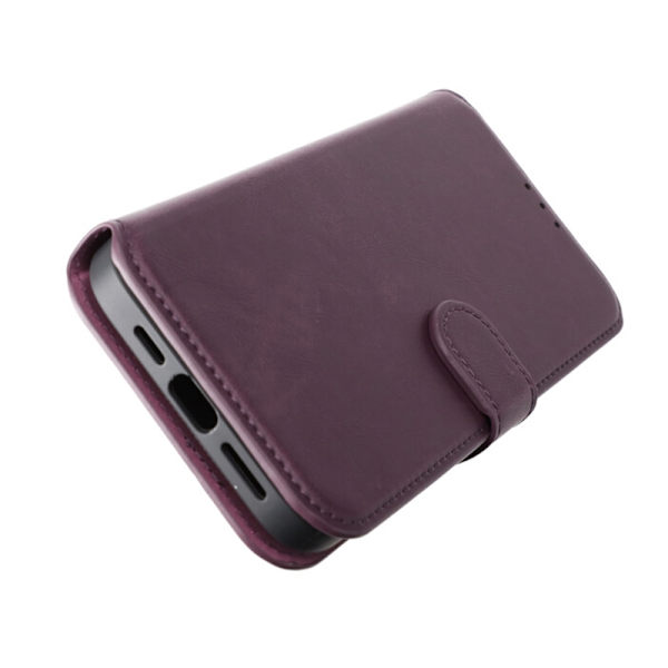 iPhone 15 Plus Plånboksfodral Magnet Rvelon - Lila