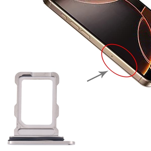 iPhone 16 Pro and 16 Pro Max SIM Card Holder - Titanium