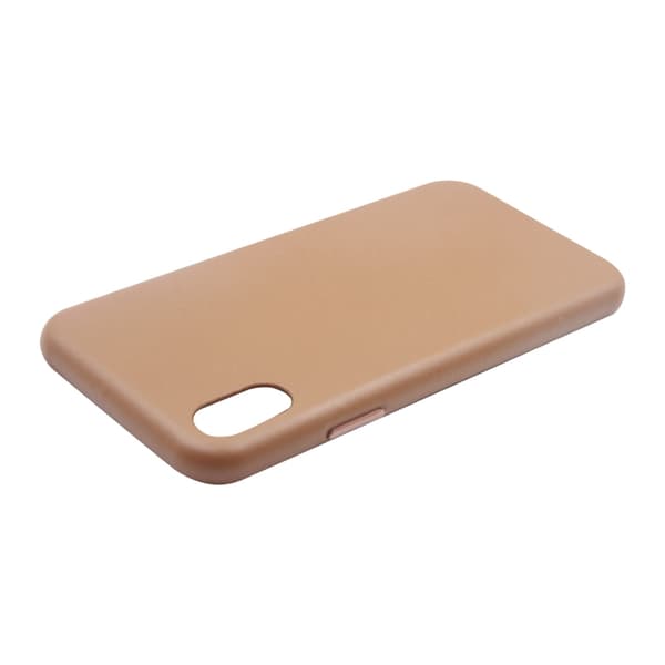 Leather case for iPhone X and XS - Brown