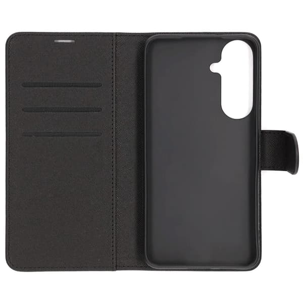 Flip Stand Leather Wallet Case For Samsung S26 FE Black