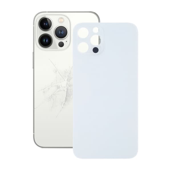 iPhone 12 Pro Max Back Glass with Adhesive Tape - White