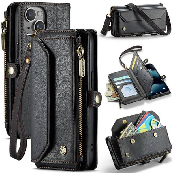 CASEME iPhone 13 mini Wallet Cover RFID Blocking – Black