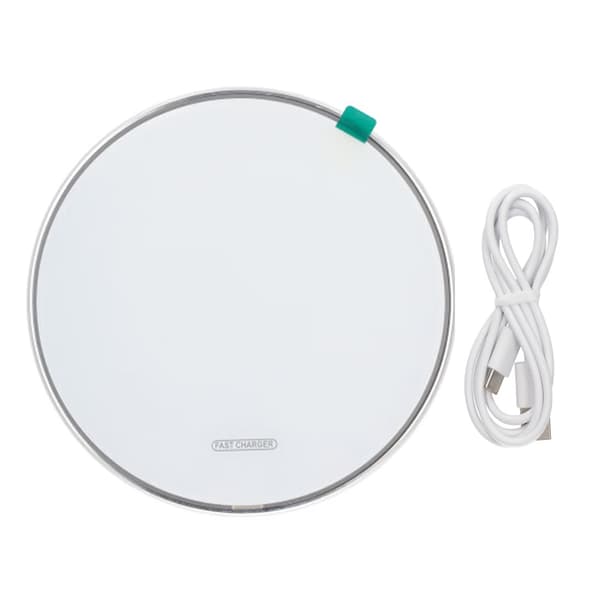 Wireless Charger 15W Aluminum - White