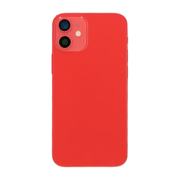 iPhone 12 Mini Back Cover Complete With Small Parts - Red