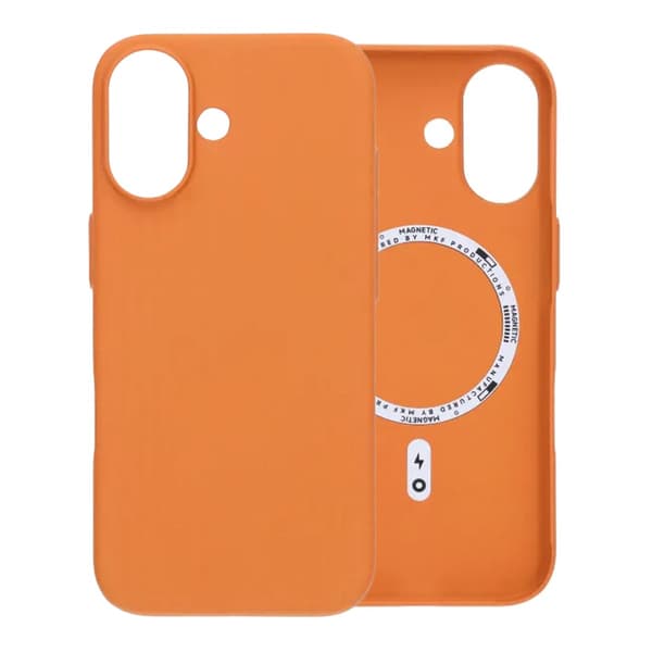Korrugerat Skal med Magsafe för iPhone 17 - Orange