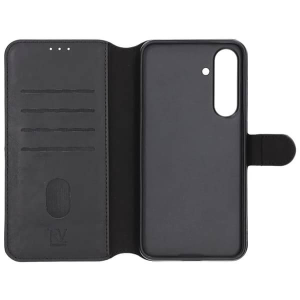 Rvelon Wallet Case Magnet for Samsung S25 FE - Black