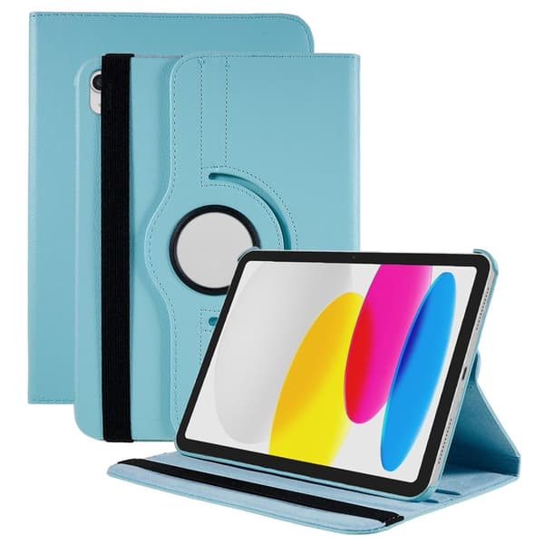 iPad A16 11" 2025/10.9" 2024 Cover with Rotating Stand - Blue