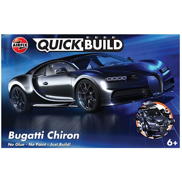 Airfix Quickbuild Bugatti Chiron - Black