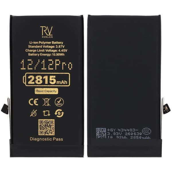 RV Battery iPhone 12/12 Pro 2815mAh Diagnostic Pass Original