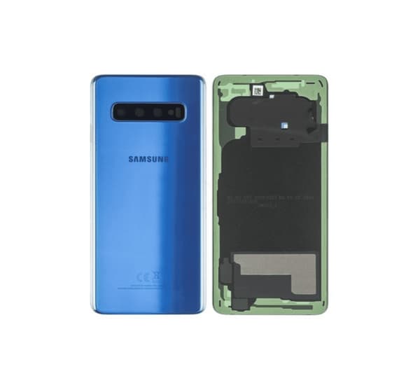 Samsung Galaxy S10 Baksida Med Tejp - Prism Blå Svart