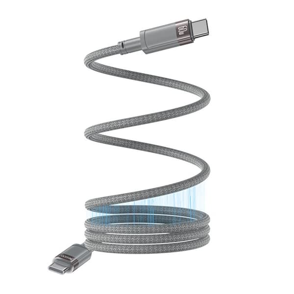 Bargain corner Yesido USB-C to USB-C Fast Charging Magnetic Cable PD 60W, 1m - Gray