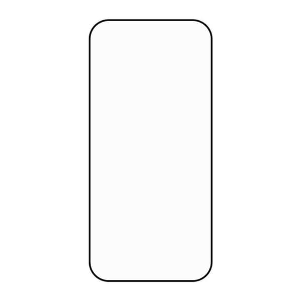 Screen Protector for iPhone Air – 3D Tempered Glass Black RV- Bulk with frame -20 pcs