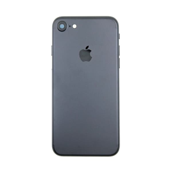 iPhone 7 Baksida med Komplett Ram - Svart