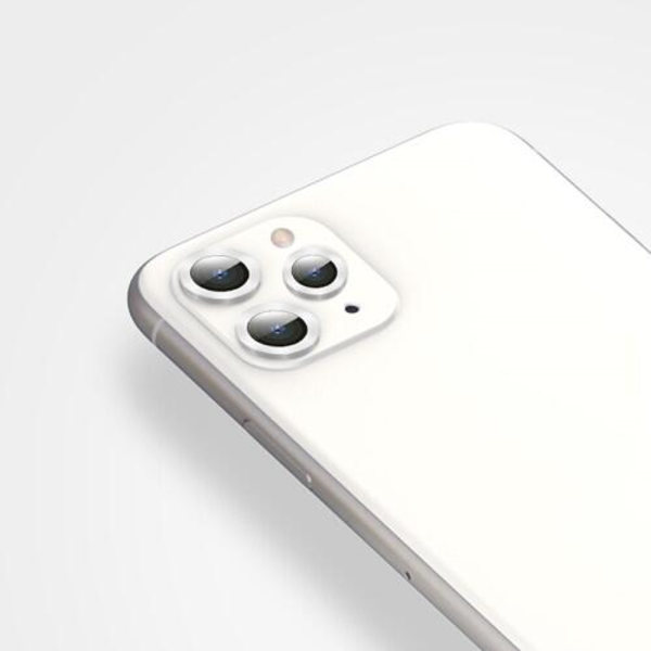 Baseus Alloy Linsskydd för iPhone 11 Pro & 11 Pro Max - Silver