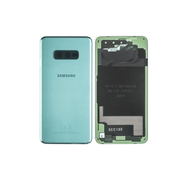 Samsung Galaxy S10e Baksida med tejp - Grön Svart