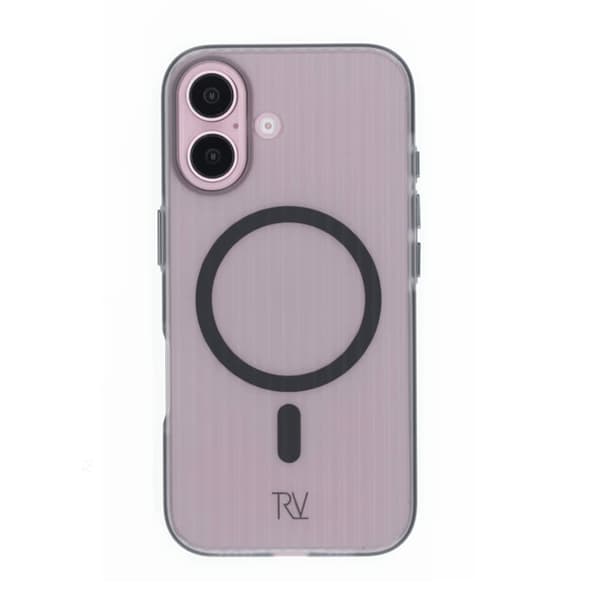 iPhone 16 Mobilskal Korrugerad Magsafe Rvelon - Svart