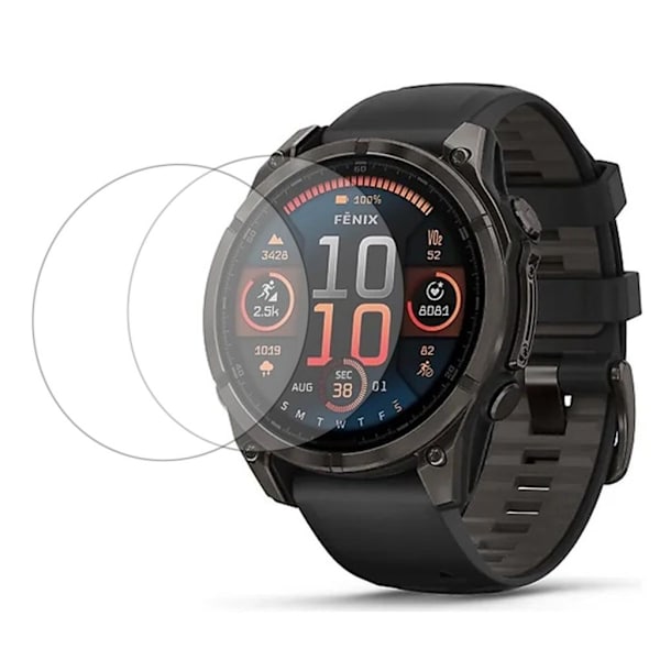 Garmin Fenix 8 47mm Screen Protector, 2.5D, 2pcs