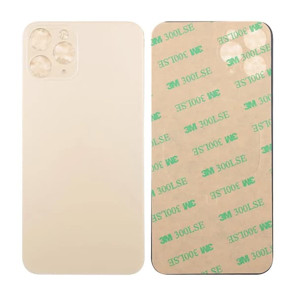 iPhone 11 Pro Back Glass with Adhesive Tape - Gold