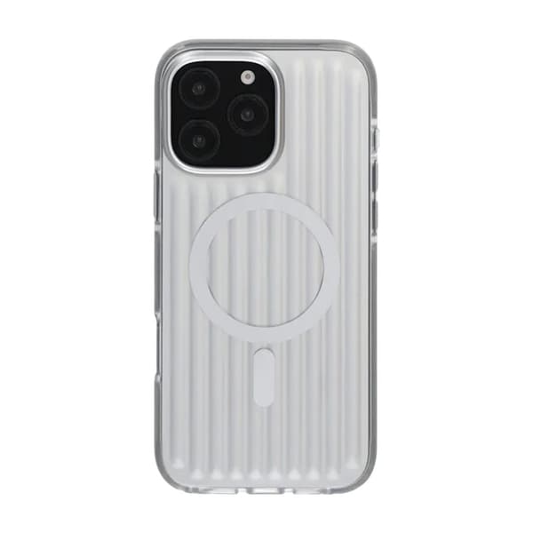Patterned TPU Case for iPhone 16 Pro with MagSafe - Silver