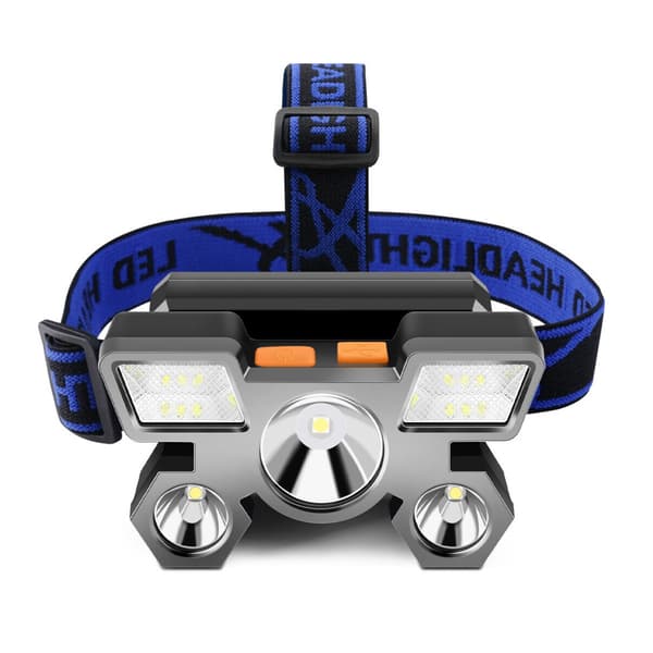 Pannlampa LED Camping Uppladdningsbar 5 Lampor