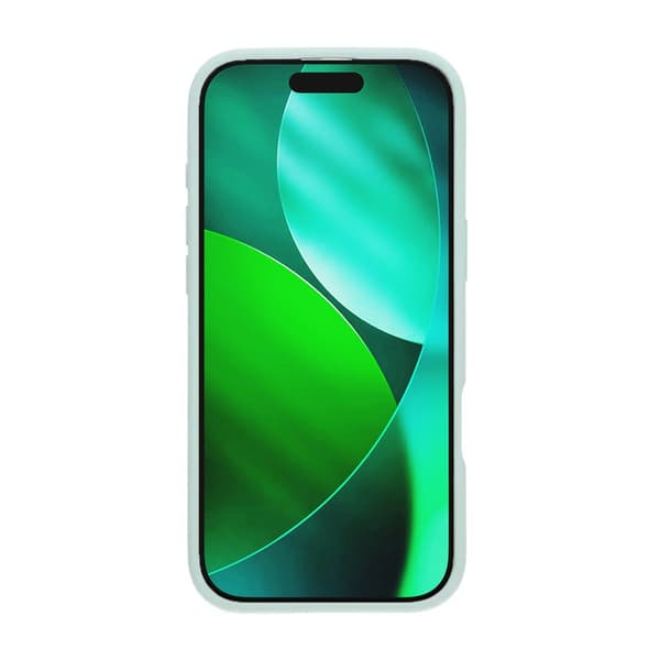 Silicone Mobile Case with Camera Metal Frame for iPhone Air - Green