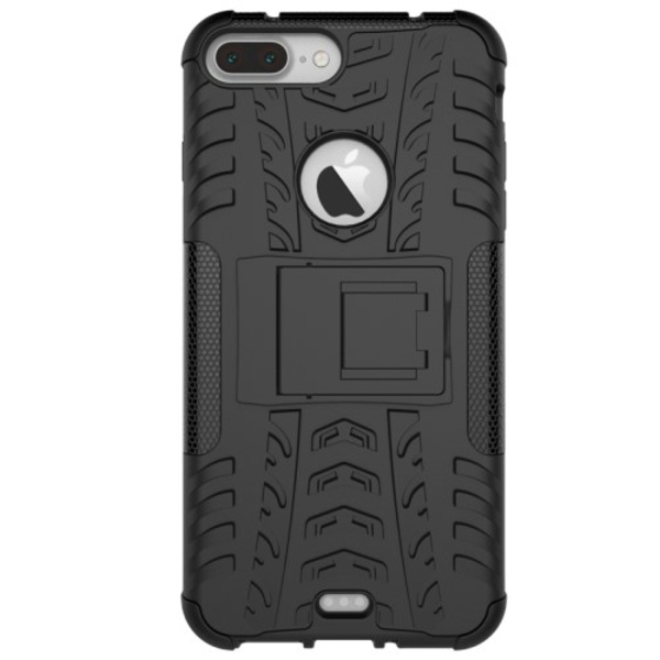 Tyre Hybrid Case with Kickstand for iPhone 7-8-Plus - Black